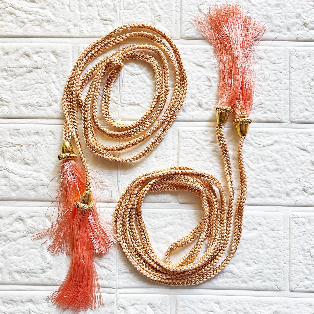 Tassel with Cord Rope  Pack of 2 for Saree Pallu, Blouse, Suits, Dupatta, Lehenga