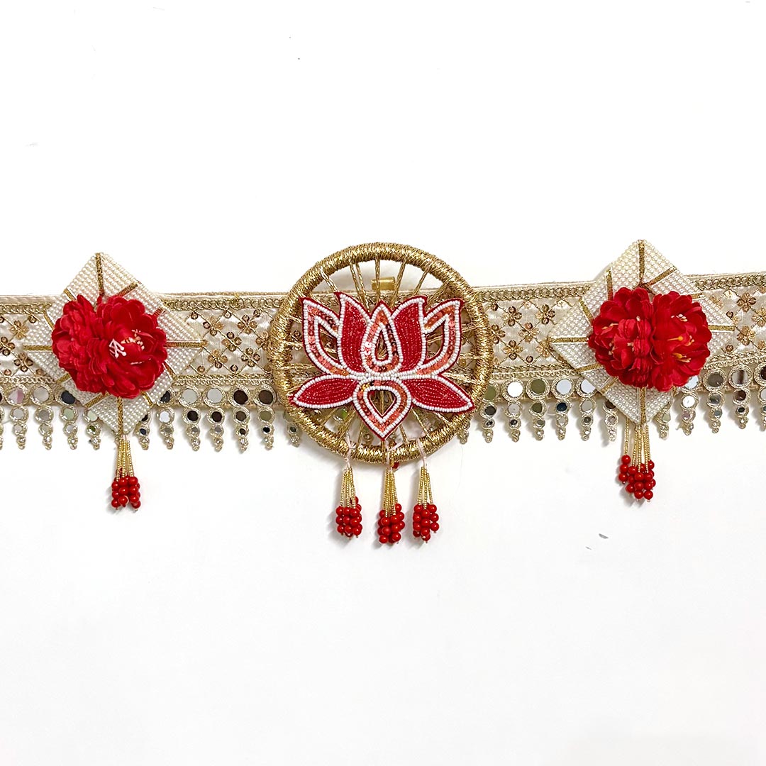 Shubh Labh Toran for Home &amp; Office Entrance | Mandir Decoration | Decorative Door Hanging Bandanwar