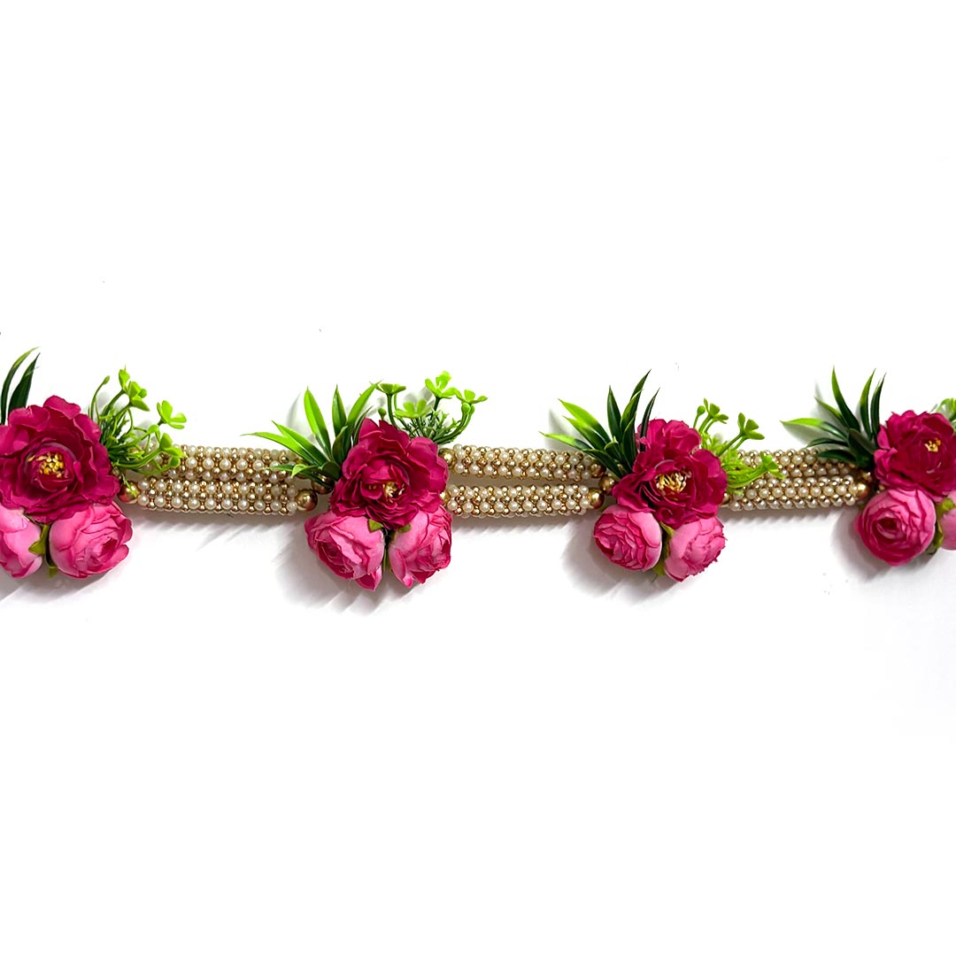 Pearl Beads Peonies Toran for Home &amp; Office Entrance | Mandir Decoration | Decorative Door Hanging Bandanwa