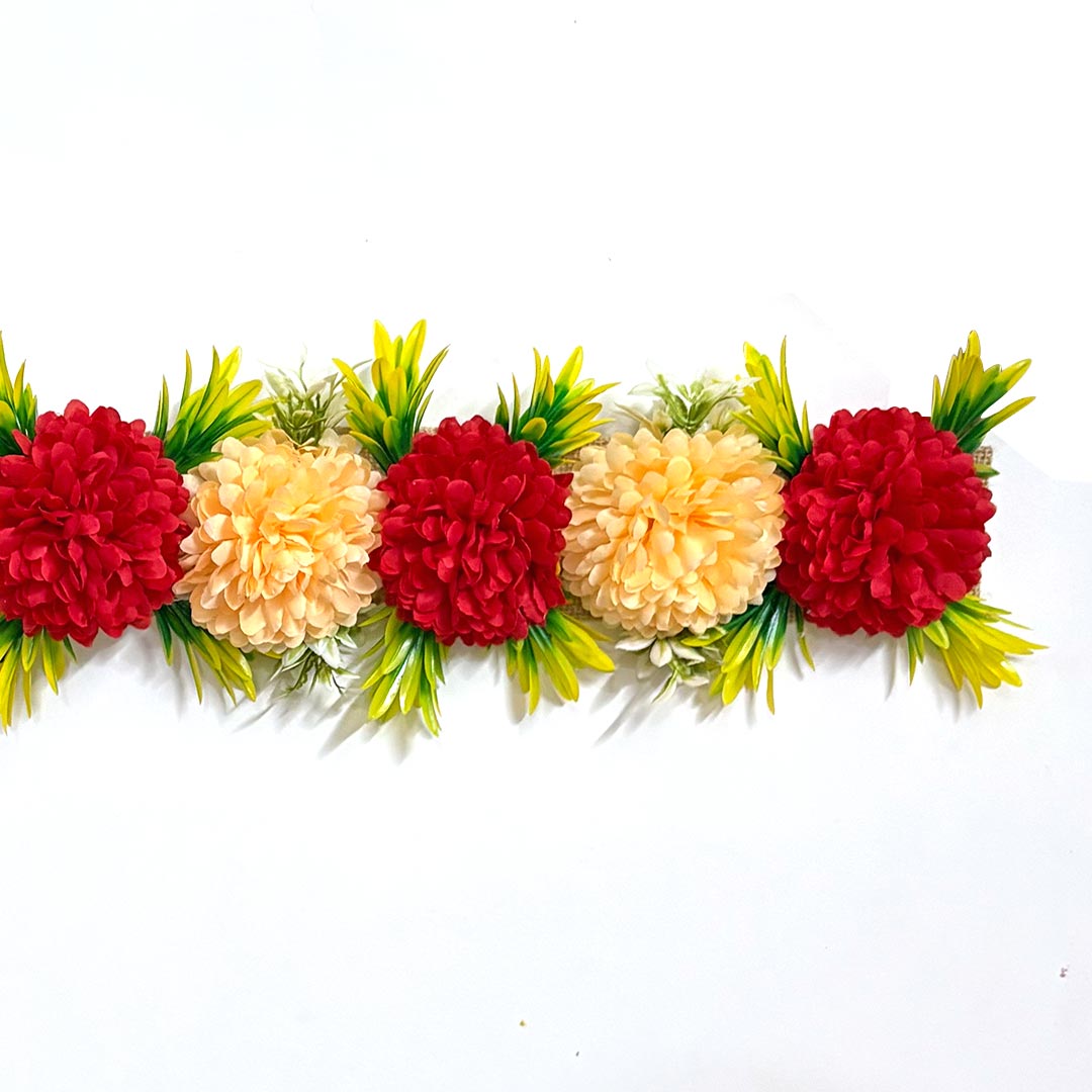 Big Carnation Toran for Home &amp; Office Entrance | Mandir Decoration | Decorative Door Hanging Bandanwar