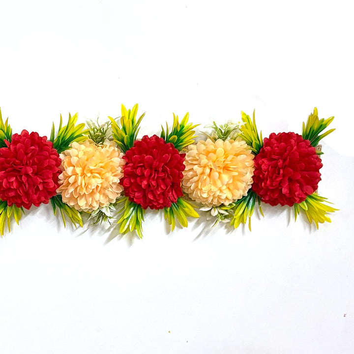 Big Carnation Toran for Home &amp; Office Entrance | Mandir Decoration | Decorative Door Hanging Bandanwar