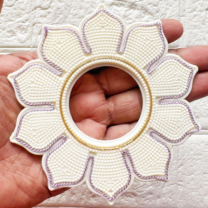 Lotus Tealight Holder Pack of 4 for Wedding &amp; Festive Decoration, DIY Art &amp; Craft | 5 INCH