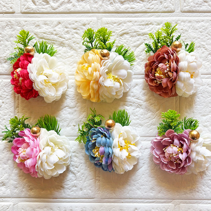 2 Sunflower Bunch Pack of 6 for Trousseau & Gift Packaging | Wedding & Festive Décor