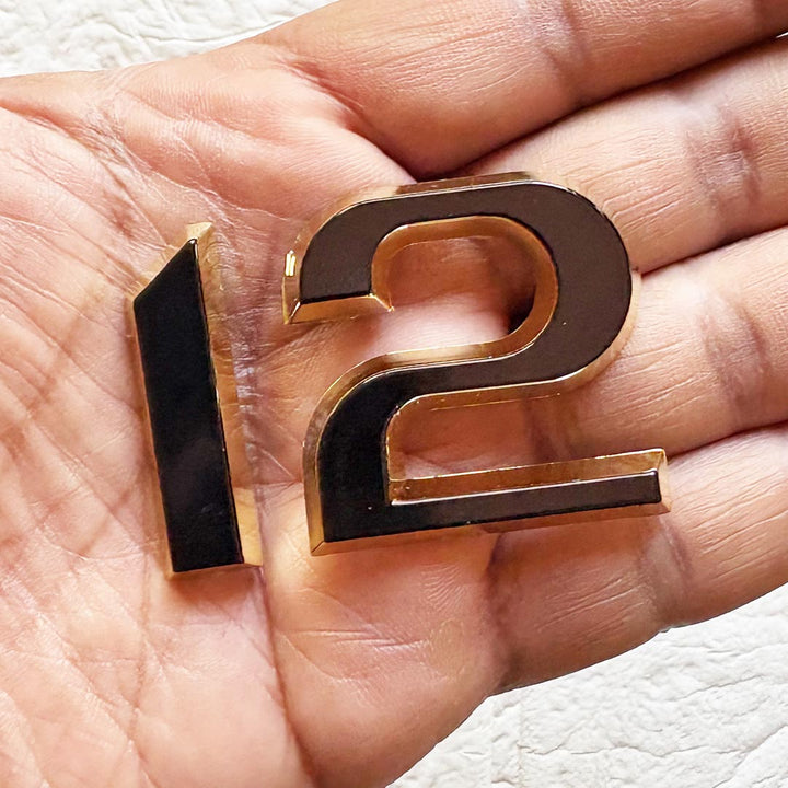 Black Clock Numbers for Resin Wall Clock, DIY Art &amp; Craft Clock Accessories