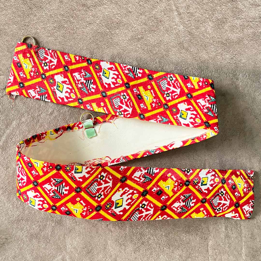 Red Color Patola Print Toran Patta (Base)