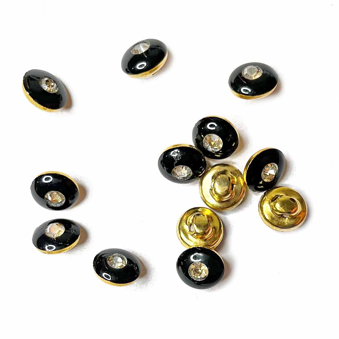 Black Color Buttons | Black Round Shape fancy Buttons | Black Fancy Buttons | Fancy Buttons | Dress Making button | Round Shape Button | Buttons | Dress making Button | Beautiful Button | Hobby Craft | Adikala craft Store | Adikala India | Adikala