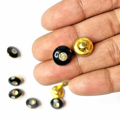Black Color Buttons | Black Round Shape fancy Buttons | Black Fancy Buttons | Fancy Buttons | Dress Making button | Round Shape Button | Buttons | Dress making Button | Beautiful Button | Hobby Craft | Adikala craft Store | Adikala India | Adikala