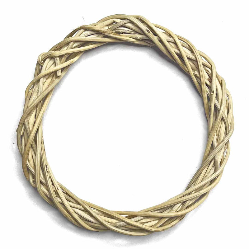10 inches Natural Color Wooden Wreath Ring Set Of 2