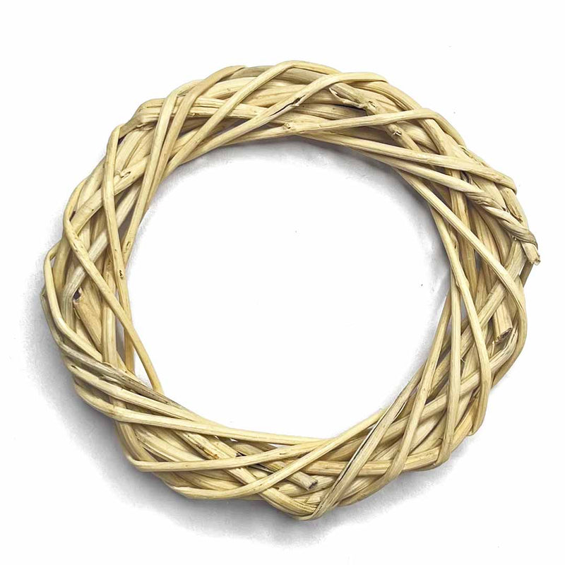 3 inches Natural Color Wooden Wreath Ring Set Of 2