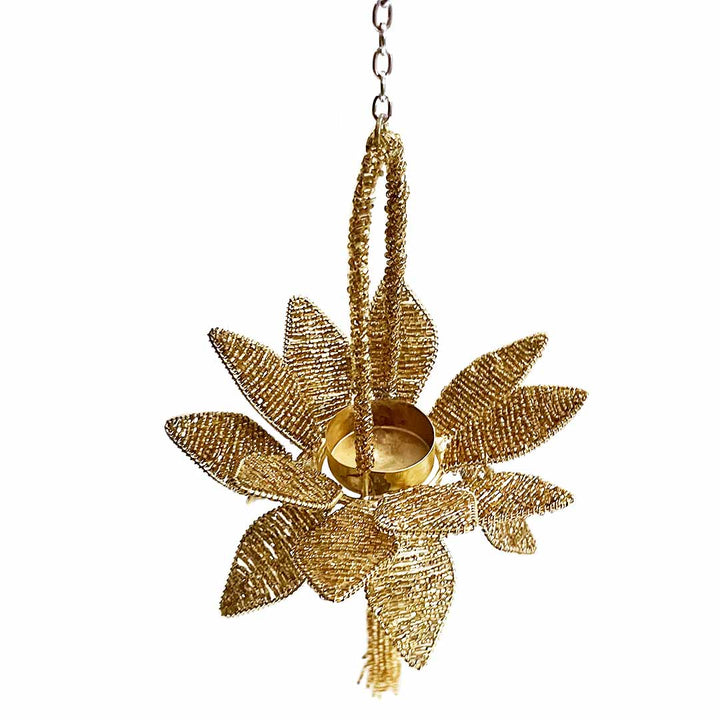 Golden Cut Pipes | Vintage Style | Vintage Style Cut Pipes | Cut Pipes Lotus | Decoration | hanging Style cut Pipes | Craft Online | Hobby India | Hobby Craft | Best Craft Shop India | Adikala