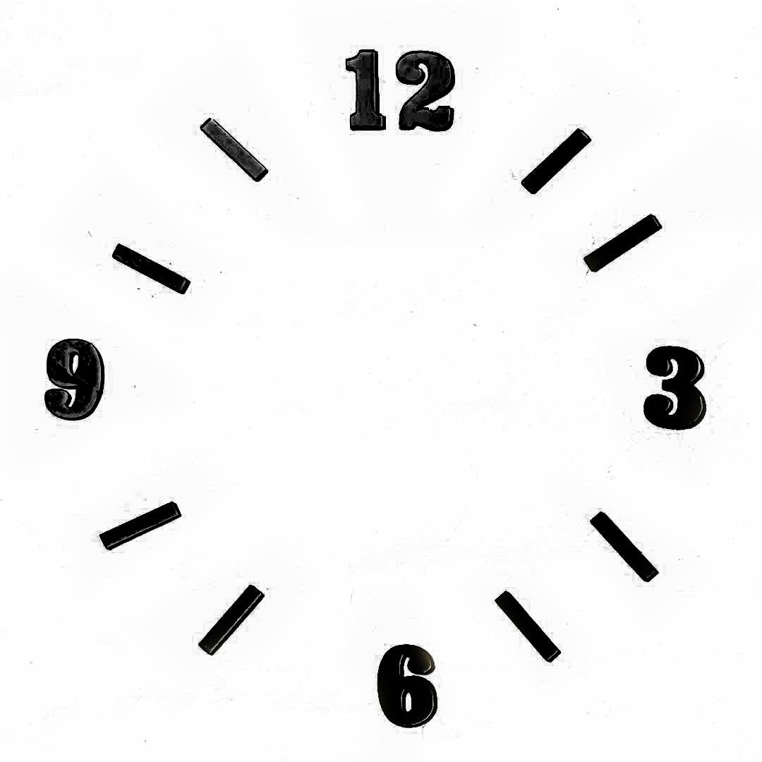 Acrylic Clock Number (2)