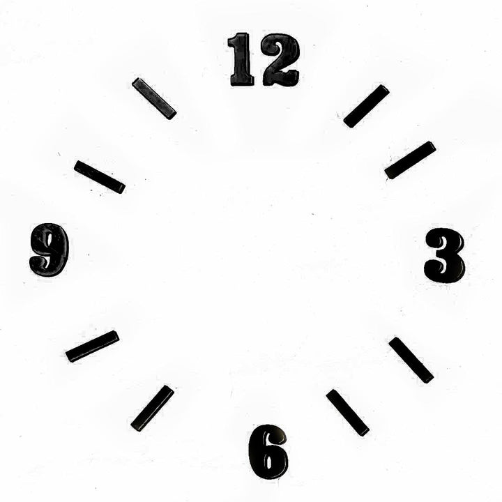 Acrylic Clock Number (2)