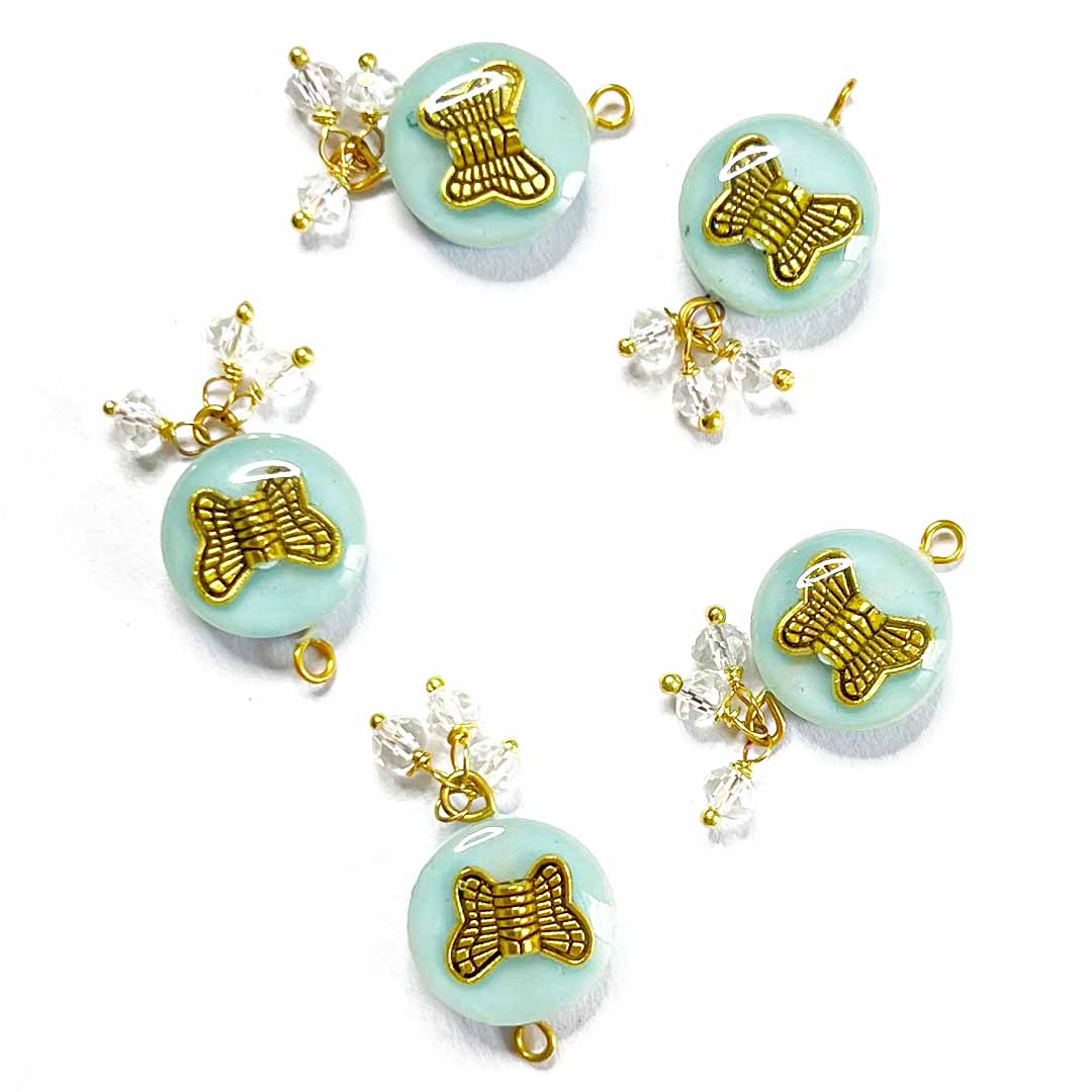 Light Green Round Shape Button | Golden Metal Fancy button | Crystal Beads Stones Button | Butterfly Button | Hanging Button | Crystal Button | Round Shape Button | Fancy Buttons | Dress Making button | Round Shape Button | Buttons | Dress making Button | Beautiful Button | Hobby Craft | Adikala craft Store | Adikala India | Adikala