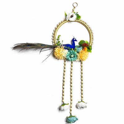 Peacock | Floral Peacock | Floral Hanging Peacock | Hanging Set of 2 | Craft | Art | hanging Set of 2 | Craft Shop Near Me | Adikala Craft Store | Adikala