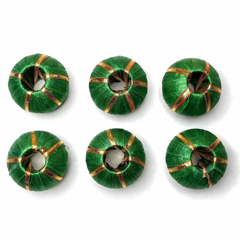 Big Size Green Color Beads Pack Of 10