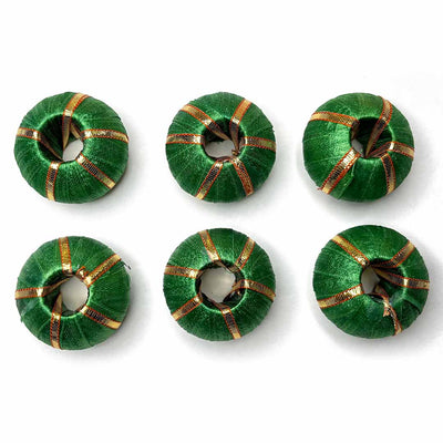 Big Size Green Color Beads Pack Of 10