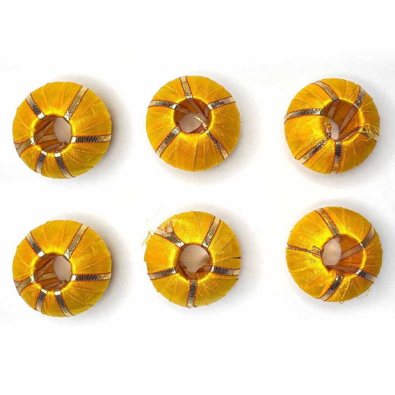 Big Size Mango Yellow Color Beads Pack Of 10