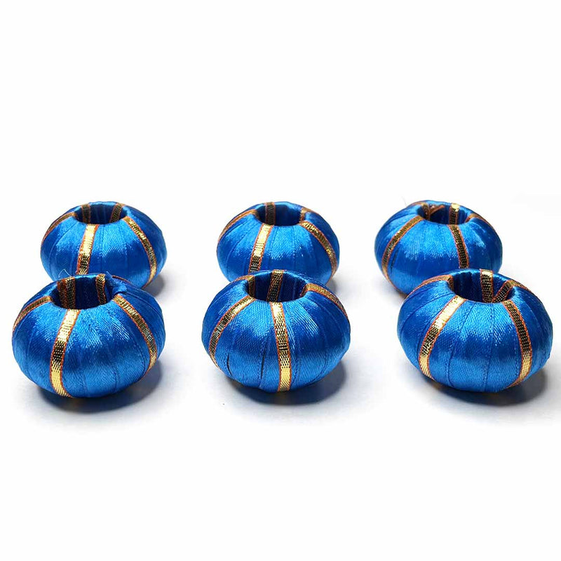 Big Size Blue Color Beads Pack Of 10