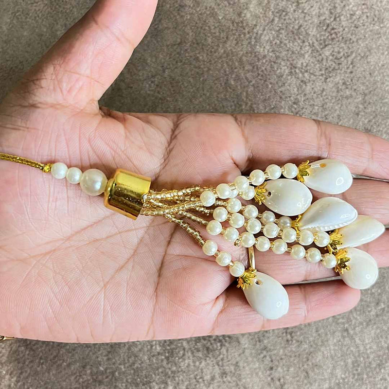 Kaudi Shell & Beads Tassel Pack Of 5