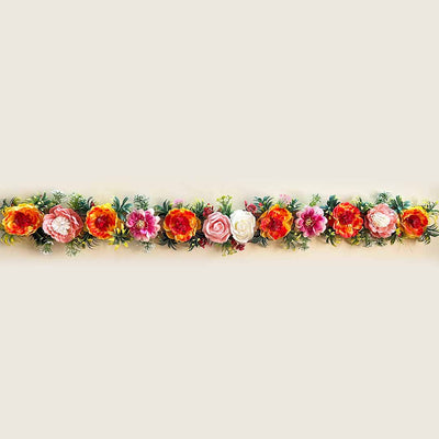 Colorfull Floral Toran for Door/Pooja Ghar Decoration Design 2