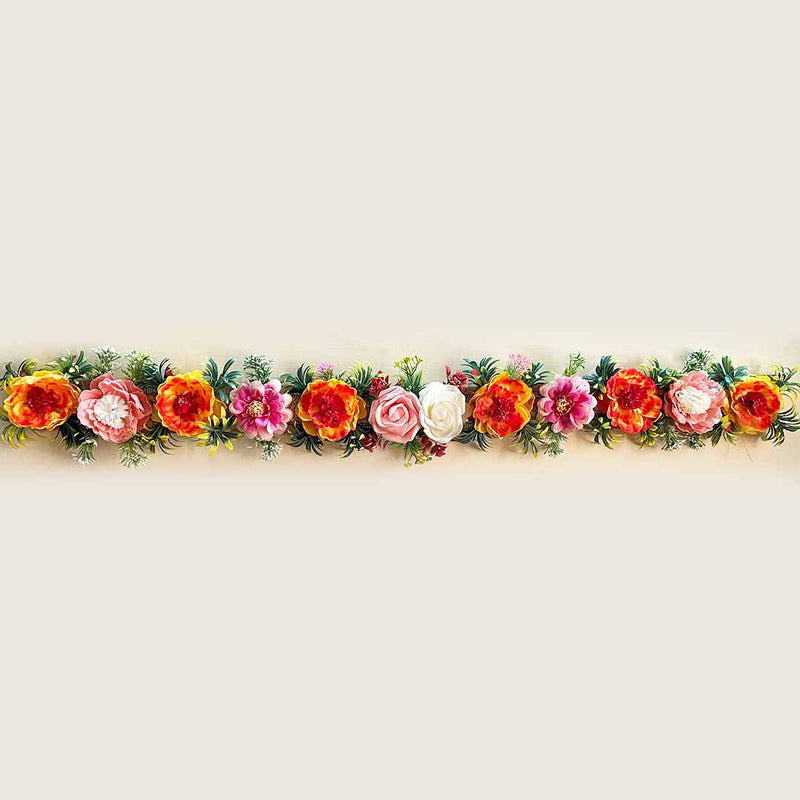 Colorfull Floral Toran for Door/Pooja Ghar Decoration Design 2