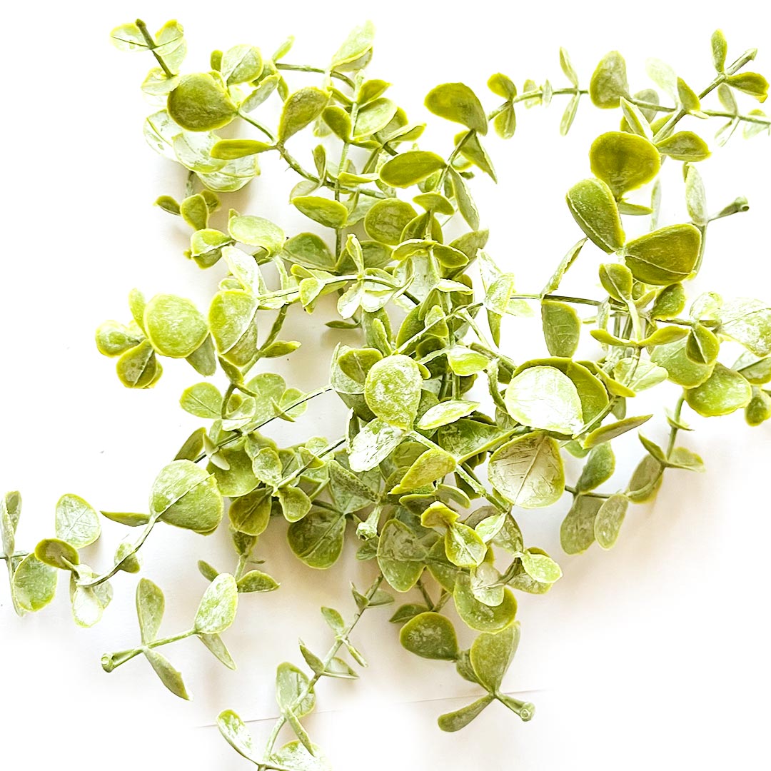 Artificial Eucalyptus Leaf For DIY Wreath Crown Garland Decor Accessory Pack of 12