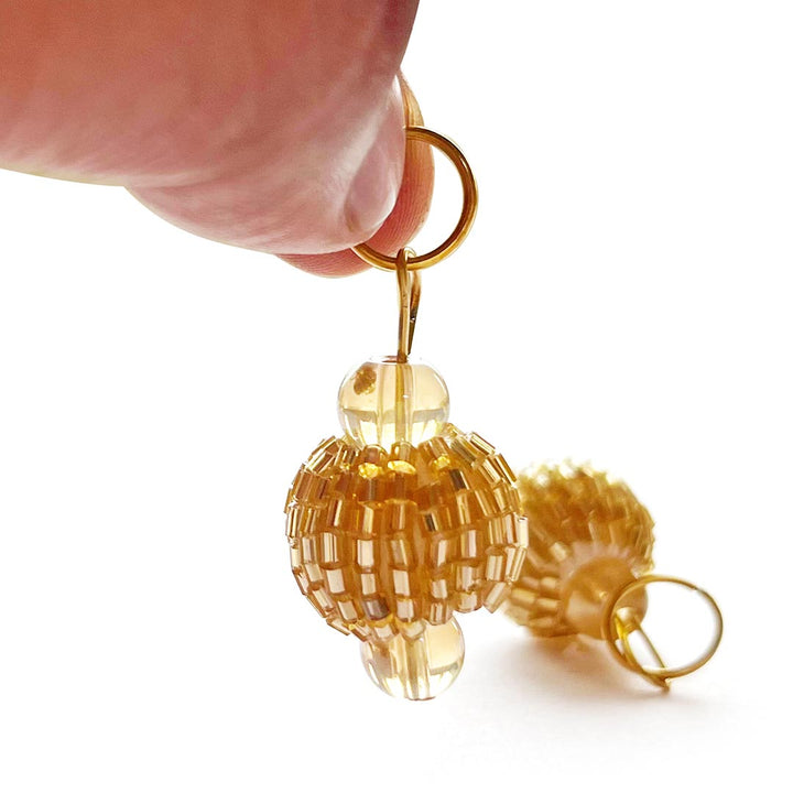 Katdana Ball Tassels Set Of 5 For Saree Pallu, Dress, Jewelery, Decorative Items, DIY Art Craft