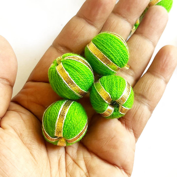 Gota Woolen Ball Beads Set of 25 for Toran Home Decoration, DIY Art & Crafts