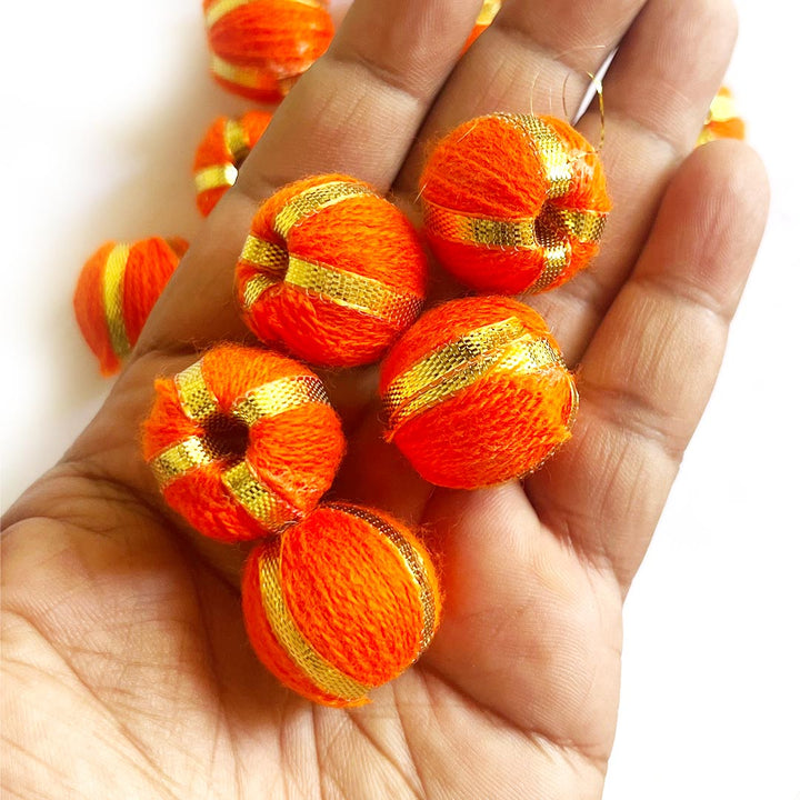 Gota Woolen Ball Beads Set of 25 for Toran Home Decoration, DIY Art & Crafts