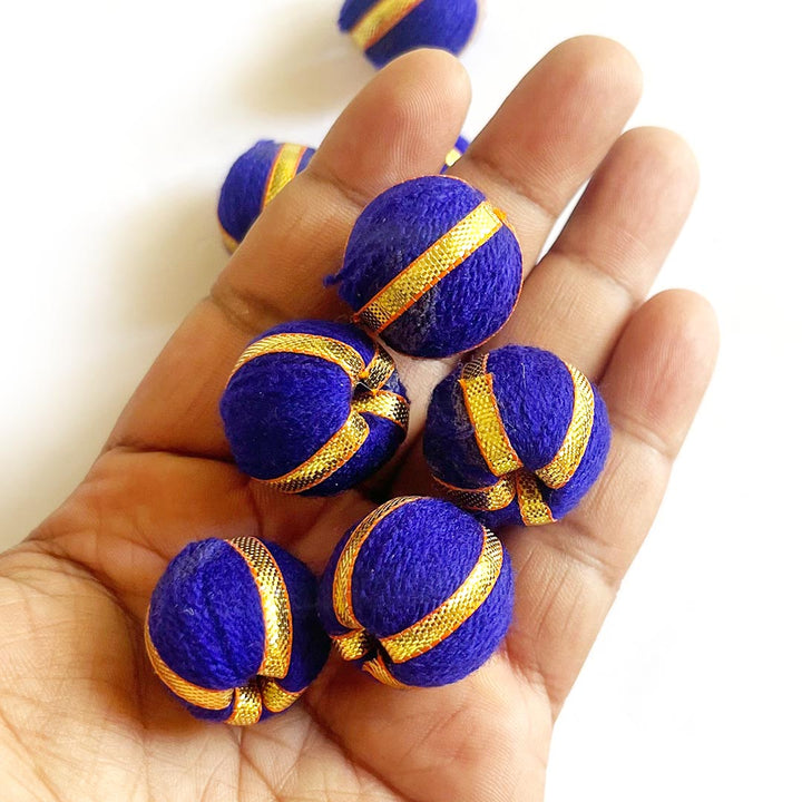 Gota Woolen Ball Beads Set of 25 for Toran Home Decoration, DIY Art & Crafts
