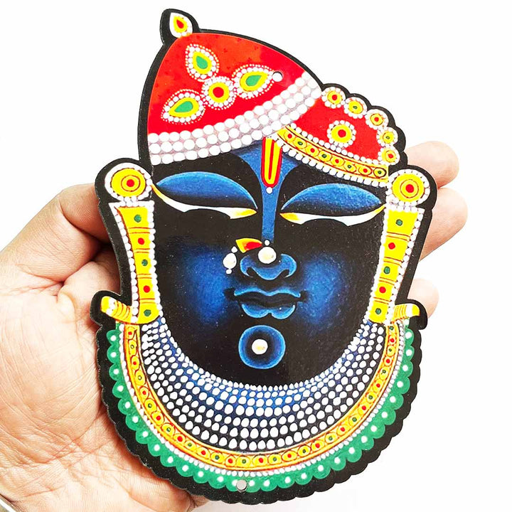 shreenathji Face Cutout Pack of 10 For Wall Hanging Decoration | Diwali Decoration | Temple, Main Door Entrance