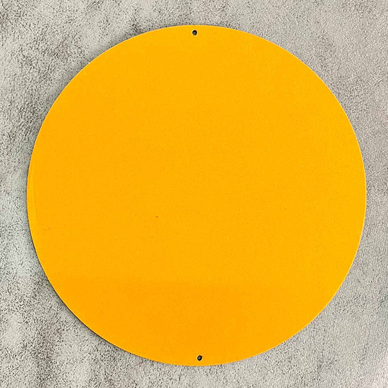 8 Inch Yellow Color Velvet Plates For DIY