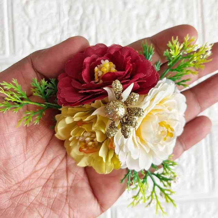 Peonies Flower Bunch pack of 4 for Trousseau, Gift Packing & Festive Decor