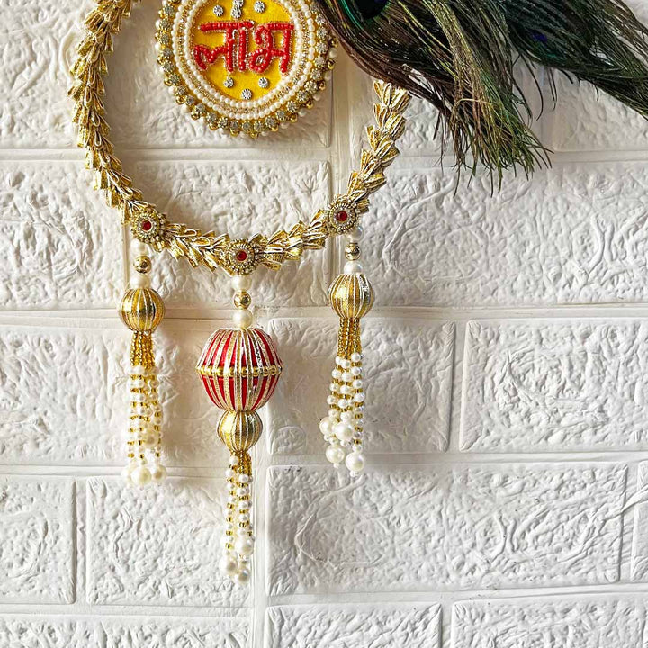Peacock Pichwai Lotus Hanging – Pack Of Pair | Traditional Wall Décor for Home entrance