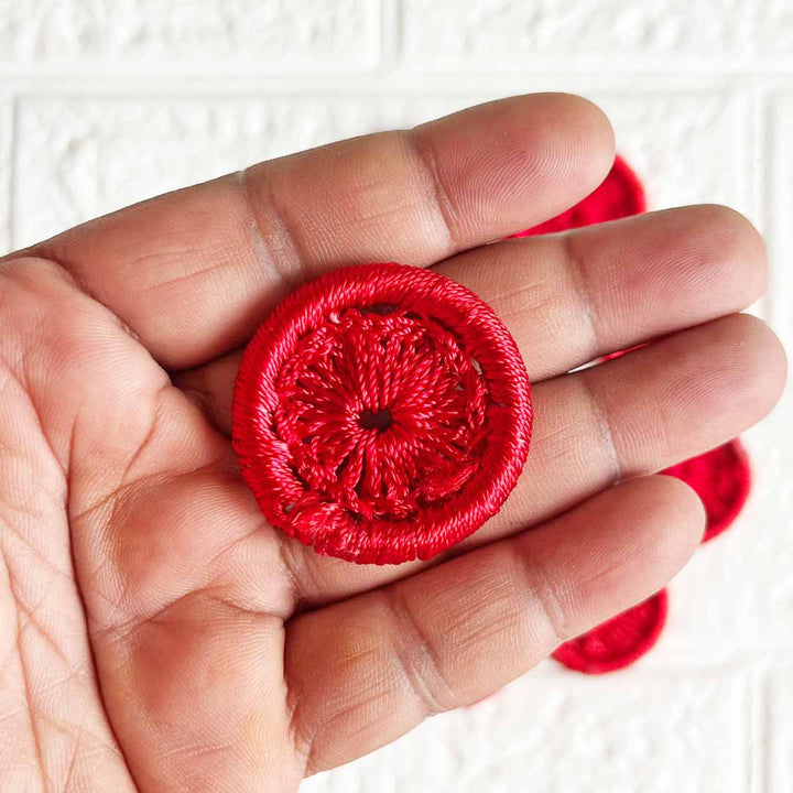 1 Inch Crochet Weaving Ring Set of 10 | Perfect for Wedding & Festive Decoration, DIY Art & Crafts