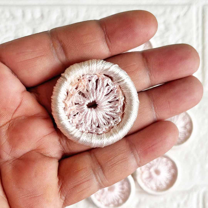 1 Inch Crochet Weaving Ring Set of 10 | Perfect for Wedding & Festive Decoration, DIY Art & Crafts