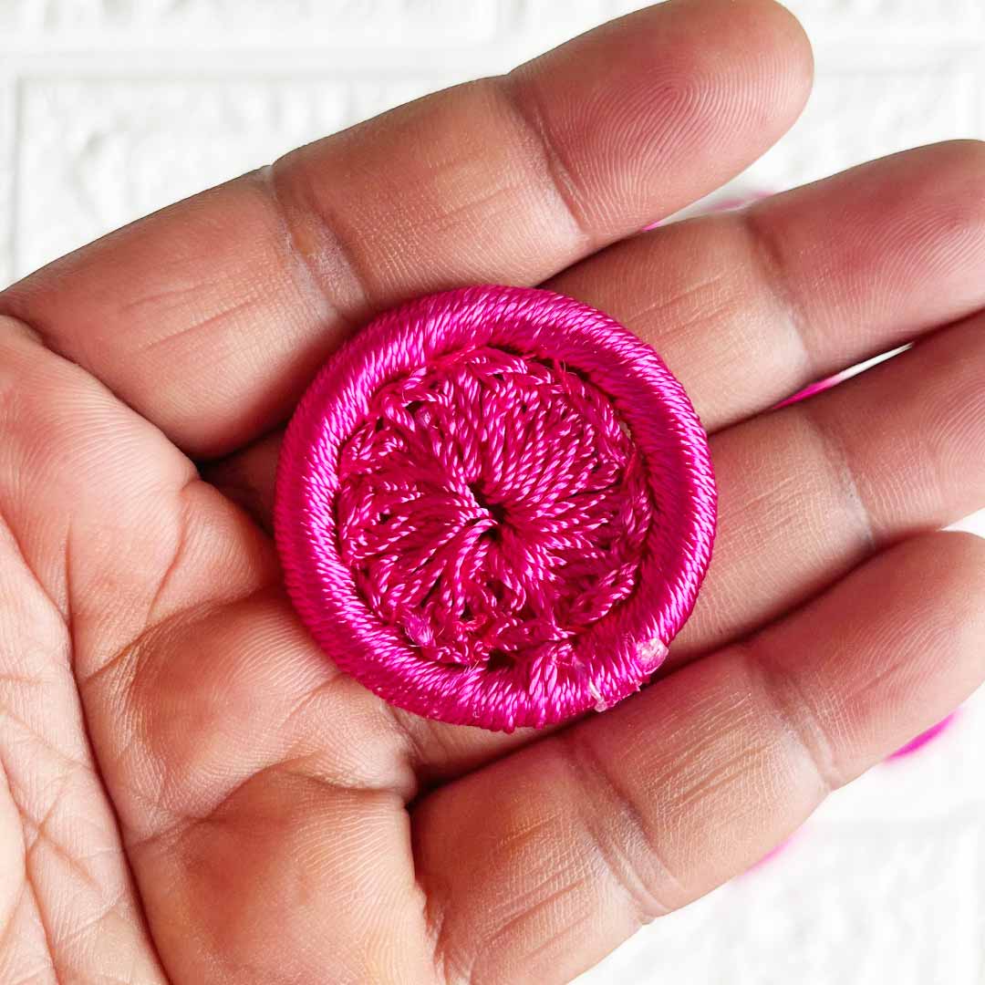 1 Inch Crochet Weaving Ring Set of 10 | Perfect for Wedding & Festive Decoration, DIY Art & Crafts