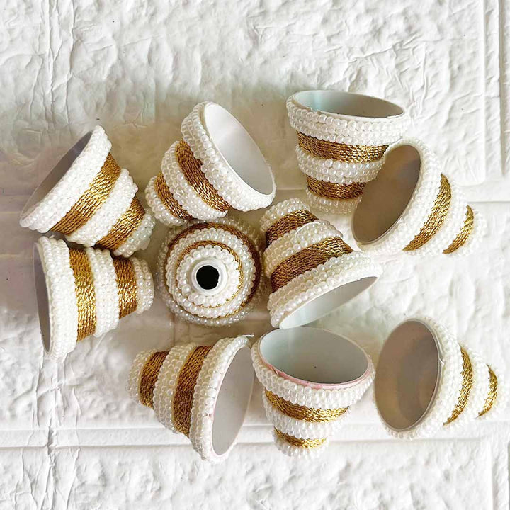 Beaded Cone – Pack of 10 | Perfect for Wedding & Festive Decoration, DIY Art & Crafts