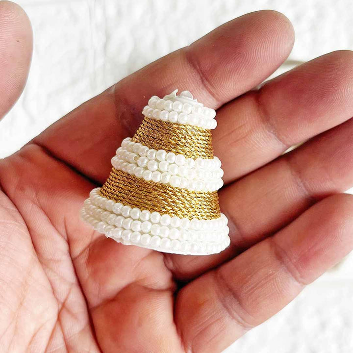 Beaded Cone – Pack of 10 | Perfect for Wedding & Festive Decoration, DIY Art & Crafts