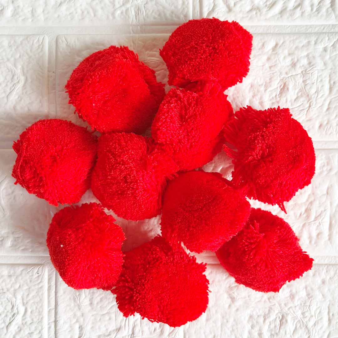 Big Size Pom Pom Pack Of 20 | 3cm