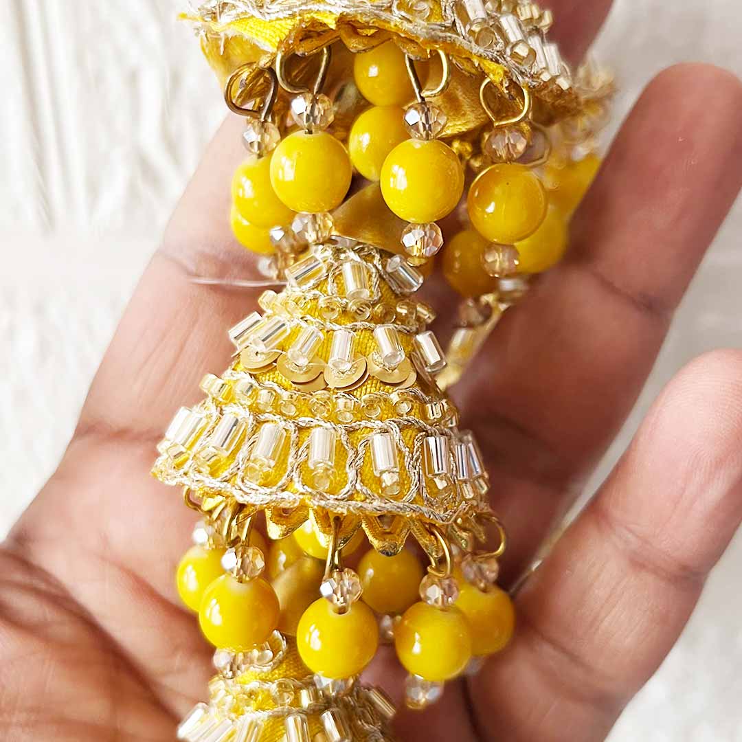 Handmade 3 layer Latkan Tassel Set of 2 for Saree Pallu, Blouse, Suits, Dupatta, Lehenga