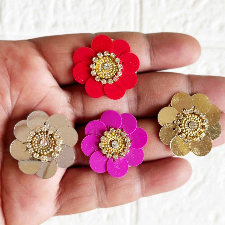Round Sequin Patch Pack of 10 for God Cloths Decorations & DIY Craft