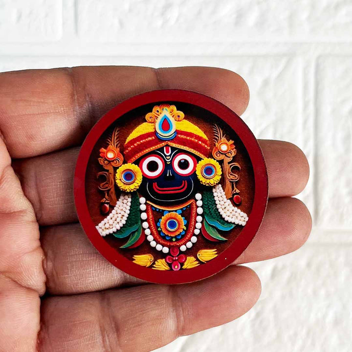 Lord Jagannath Face Cutout Pack of 10 For Wall Hanging Decoration | Diwali Decoration | Temple, Main Door Entrance