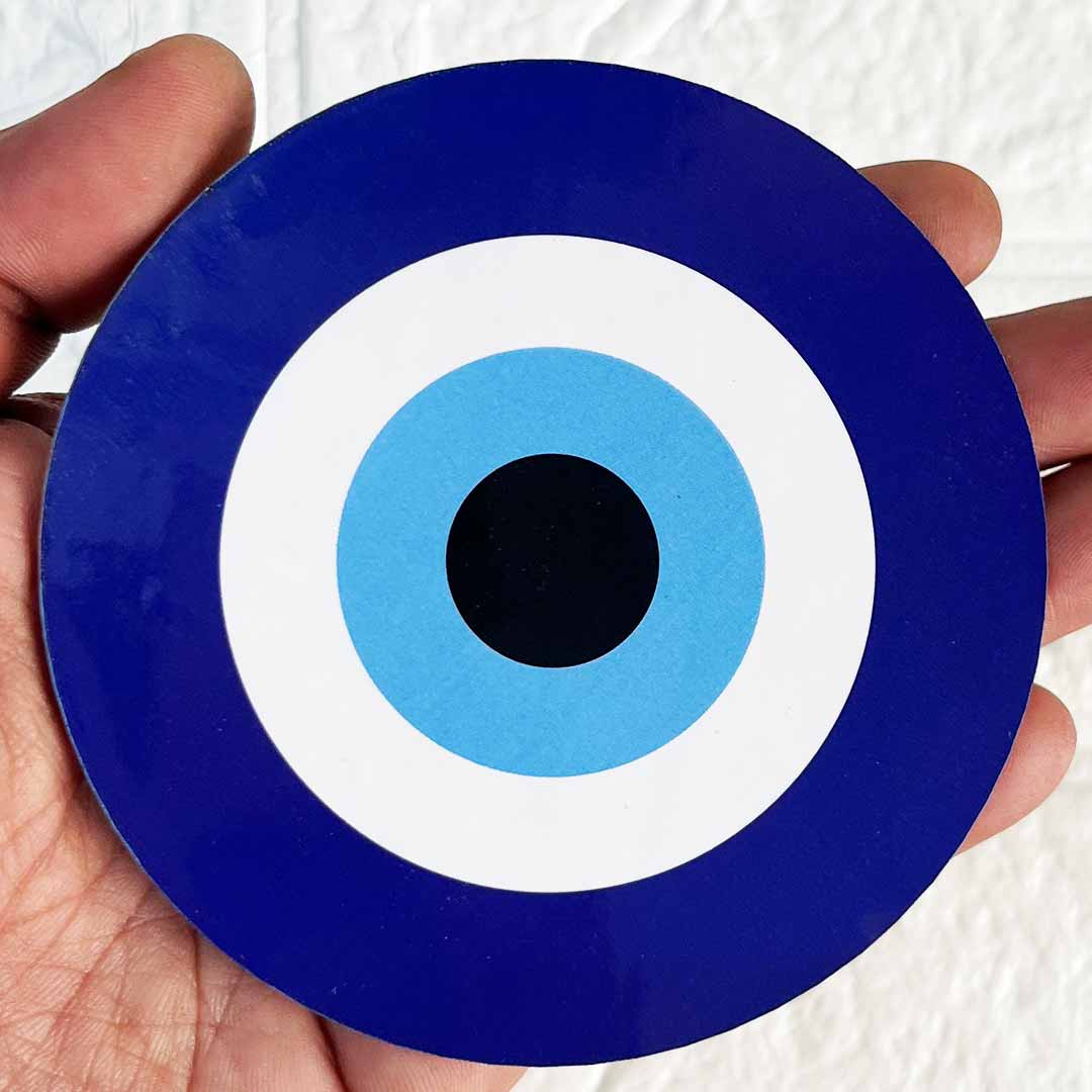 Evil Eye Cutout Pack of 10 For Wall Hanging Decoration | Diwali Decoration | Temple, Main Door Entrance