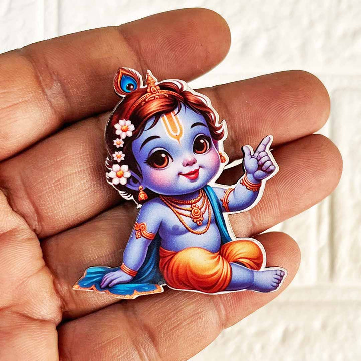 Kanha ji Cutout Pack of 10 For Wall Hanging Decoration | Diwali Decoration | Temple, Main Door Entrance