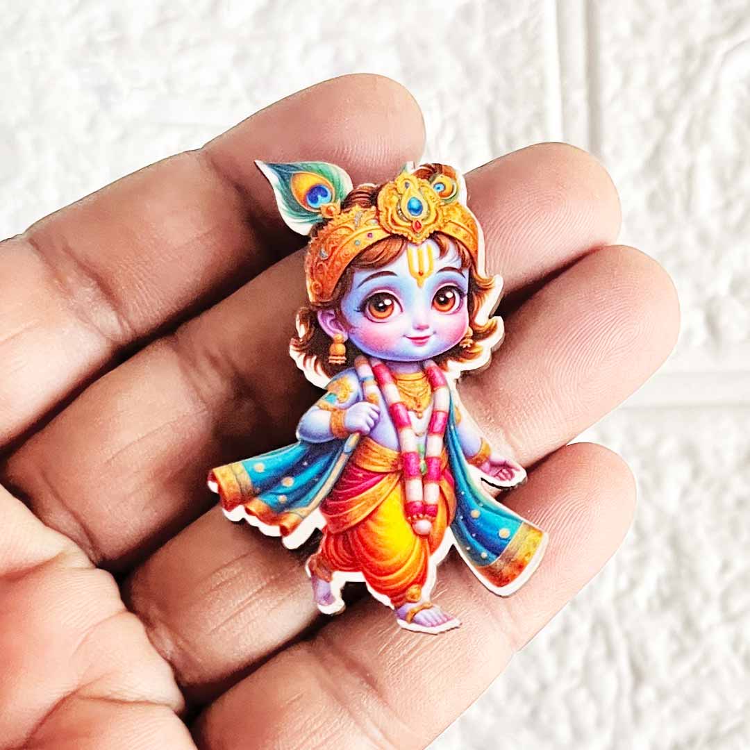 Kanha ji D2 Cutout Pack of 10 For Wall Hanging Decoration | Diwali Decoration | Temple, Main Door Entrance