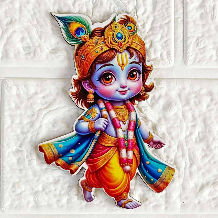 Kanha ji D2 Cutout Pack of 10 For Wall Hanging Decoration | Diwali Decoration | Temple, Main Door Entrance