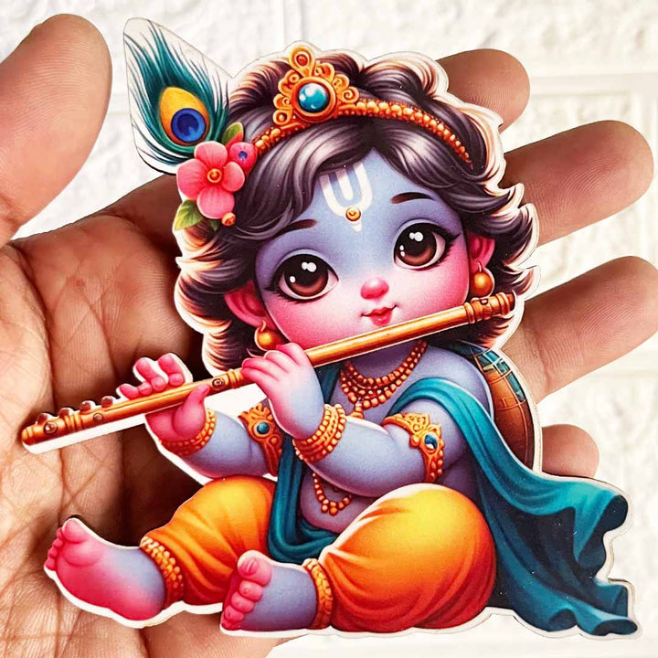 Kanha ji D3 Cutout Pack of 10 For Wall Hanging Decoration | Diwali Decoration | Temple, Main Door Entrance