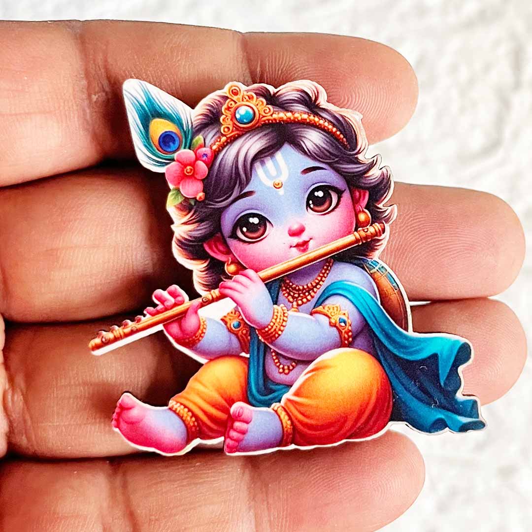 Kanha ji D3 Cutout Pack of 10 For Wall Hanging Decoration | Diwali Decoration | Temple, Main Door Entrance