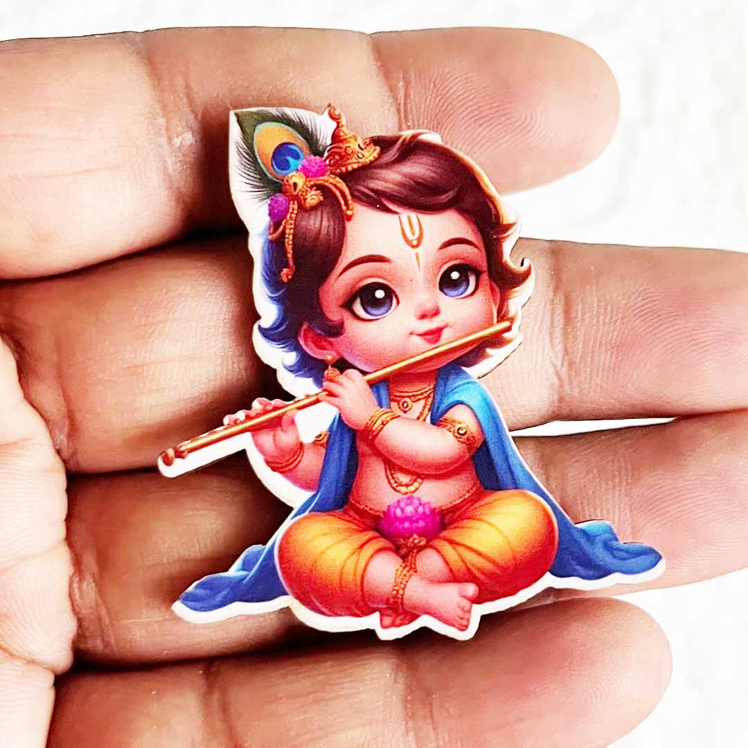 Kanha ji D4 Cutout Pack of 10 For Wall Hanging Decoration | Diwali Decoration | Temple, Main Door Entrance